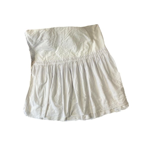 Antique Intricate Lace Textile Cotton Tablecloth Skirt Bedskirt 48x68 - 26 drop - Picture 3 of 9